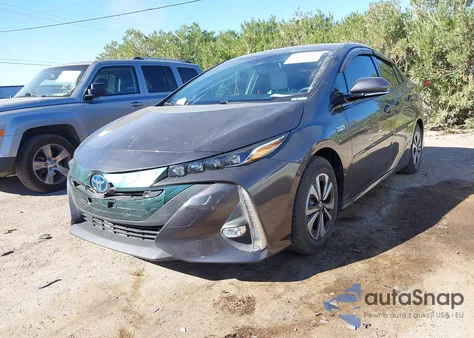 2018 Toyota Prius Prime Advanced from USA, damaged, VIN JTDKARFPXJ3074749